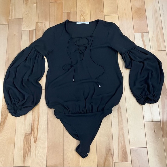 XS Zara TRF black bodysuit - Picture 2 of 8